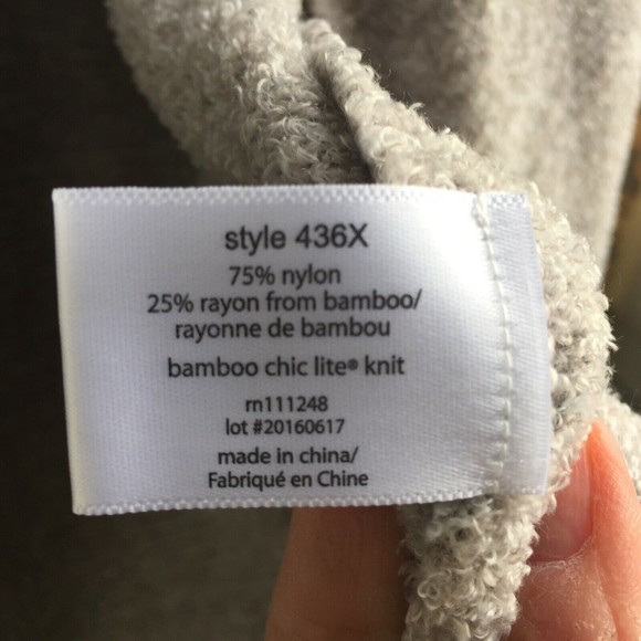 Barefoot Dreams CozyChic Lite Calypso Waterfall Open Cardigan - Size 1X Plus - Picture 5 of 11